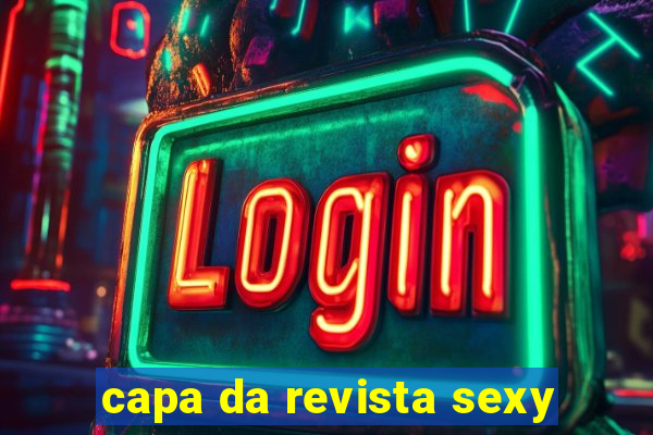 capa da revista sexy